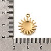304 Stainless Steel Pendants STAS-C122-02G-3