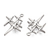 Rack Plating Alloy Pendants PALLOY-F286-03P-3