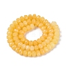 Imitation Jade Crackle Glass Beads Strands GLAA-N068-01A-A05-3