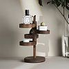 4-Tier Rotating Round Wood Jewelry Towers WD-CBA95BD-02B-1