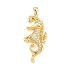 Ocean Brass Micro Pave Cubic Zirconia Pendants KK-K411-04A-G-1