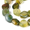 Dyed & Heated Natural Agate Beads Strands G-N359-15A-04-4