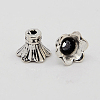 Tibetan Style Bead Caps TIBEB-E045-AS-1