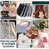 30 Yards Cotton BEST WISHES FOR YOU Word Printed Ribbon OCOR-WH0086-87D-8