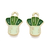 Alloy Enamel Pendants ENAM-Q003-12G-1