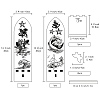 Boho Style Wall Mounted Wood Candle Holder Stand AJEW-WH0378-004-2