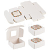 White Cardstock Flower Printed Paper Packaging Mailer Boxes CON-TAC0022-01-1