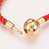 Twisted Nylon Cord Bracelet Making MAK-S058-05G-4