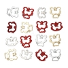 30Pcs 5 Style Spray Painted Alloy Pendants ENAM-FS0002-93-2