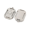 304 Stainless Steel Rhinestone Pendants STAS-P356-40P-2