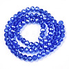 Electroplate Glass Beads Strands EGLA-A034-T8mm-A32-3