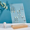 Acrylic Earring Displays EDIS-WH0009-06B-5