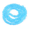Frosted Transparent Glass Beads X1-GLAA-N016-4mm-06-2