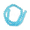 Imitation Austrian Crystal 5301 Bicone Beads GLAA-S026-6mm-M-2