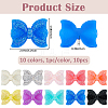 10Pcs 10 Colors Resin Rhinestone Cabochons FIND-FH0016-73-2