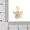 Brass Micro Pave Cubic Zirconia Pendants LS-KK-D283-14G-3