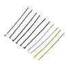 200Pcs 5 Colors Iron Flat Head Pins IFIN-CJ0001-41-1