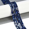 Dyed Natural Lapis Lazuli Beads Strands G-B129-A18-01-2