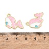 Alloy Enamel Pendants AL-CBA292F-01B-G-3