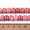 Ombre Effect Dyed Glass Beads Strands GLAA-N067-01A-10-4