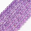 Natural Amethyst Beads Strands G-N0215-01-3mm-1