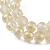 Spray Painted Glass Round Bead Strands LS-DGLA-Q015-10mm-21-3