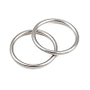 304 Stainless Steel Closed Jump Rings STAS-G393-06P-11-3