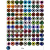 Printed Transparent Glass Cabochons GL-CBAA22A-04-2