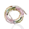 Gradient Color Natural Multicolor Tourmaline Beads Strands G-Z152-C01-2mm-4