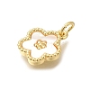 Brass Shell Pendants X-KK-R002-12G-2