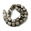 Natural Pyrite Beads Strands G-P322-20-5