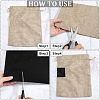 Rectangle Self Adhesive Velvet Patches AJEW-WH20011-11A-4