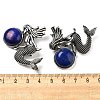 Dual-use Items Alloy Mermaid Brooch JEWB-C026-02B-AS-3