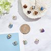  12Pcs 6 Styles Natural Gemstone Charms G-NB0003-74-6