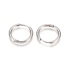 Tarnish Resistant 304 Stainless Steel Huggie Hoop Earrings EJEW-G272-02-14mm-P-2