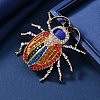 Beetle Rhinestone Brooch PW-WGB4875-01-3