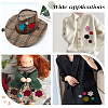 36Pcs 18 Styles Rose Shape Cloth Iron on Embroidered Patches DIY-CY0001-21-4