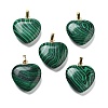 Synthetic Malachite Pendants G-G956-B14-G-1