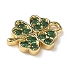 Brass Micro Pave Cubic Zirconia Charms X-KK-I276-44G-2