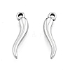 Non-Tarnish 201 Stainless Steel Pendants STAS-N099-05B-1