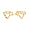 Real 18K Gold Plated Brass Cuff Earrings for Women EJEW-C097-07G-01-1