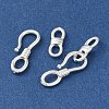 Brass S-Hook Clasps KK-H502-09S-2