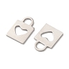 303 Stainless Steel Pendants STAS-E528-01P-2