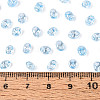 Transparent Colours Luster Glass Seed Beads SEED-N008-09B-4