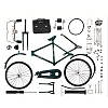 DIY Retro Alloy Bicycle Model Ornament with Inflator PW-WG69621-02-1
