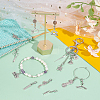 Sewing Theme Alloy Locking Stitch Markers HJEW-UN00020-5