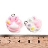 Opaque Resin Pendants RESI-G101-03-3