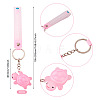 3Pcs PVC Tortoise Pendant Keychains KEYC-TADJ0001-02D-3
