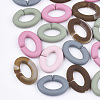 Rubberized Style Acrylic Linking Rings OACR-T011-130-1