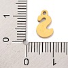 201 Stainless Steel Charms STAS-U016-01G-S-3